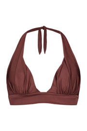 thumbnail: Barts voorgevormde triangel bikinitop Isla donkerbruin