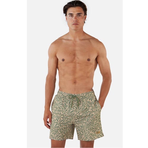 Barts zwemshort Ingleses kakigroen/beige afbeelding