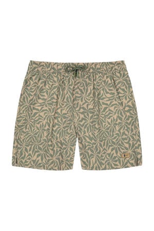 zwemshort Ingleses kakigroen/beige