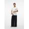 MAMALICIOUS wide leg high waist zwangerschaps casual broek zwart