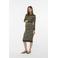 MAMALICIOUS zwangerschaps gestreepte cropped top groen
