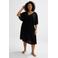 BEACHWAVE Curve crinkle strandjurk zwart