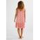 BEACHWAVE crinkle strandjurk geel/roze