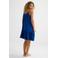 BEACHWAVE crinkle strandjurk blauw