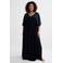 BEACHWAVE Curve crinkle strandjurk donkerblauw
