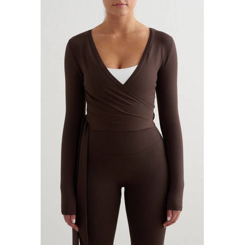 Aim'n sportshirt Shape bruin afbeelding