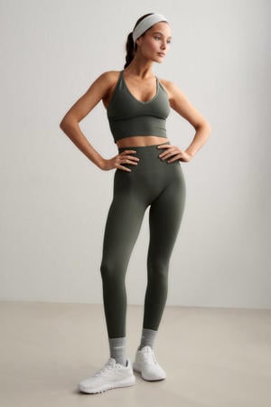 sportlegging Shape Seamless grijsgroen