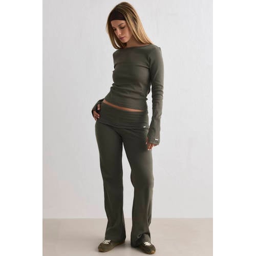 Aim'n sportbroek olijfgroen afbeelding