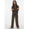 VERO MODA GIRL blousetop met panterprint groen