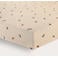 NOUS Kids Moon & star katoenen kinderhoeslaken met sterren 150x70 cm - zand