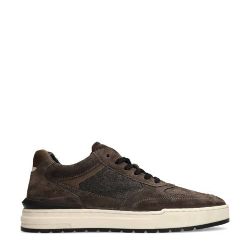 Manfield suède sneakers grijs afbeelding