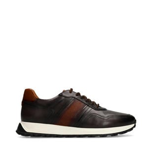 leren sneakers grijs