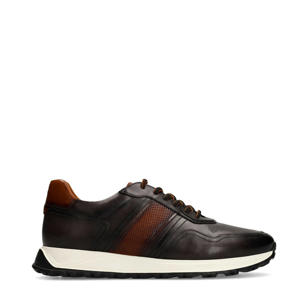 leren sneakers grijs