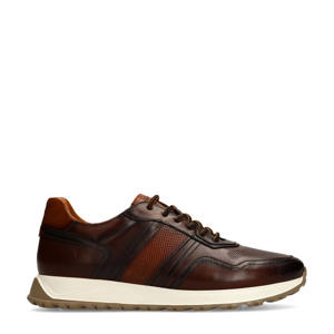 leren sneakers zwart