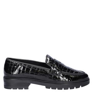 leren loafers zwart
