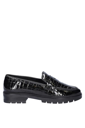leren loafers zwart