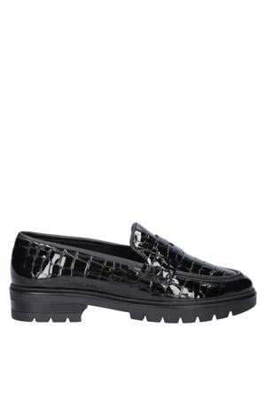 leren loafers zwart