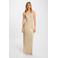 Morgan maxi jurk met pailletten  champagne