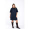 Paprika denim spijkerjurk dark blue denim