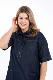 thumbnail: Paprika denim spijkerjurk dark blue denim