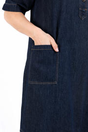 thumbnail: Paprika denim spijkerjurk dark blue denim