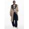 Desigual trenchcoat - beige/donkergroen