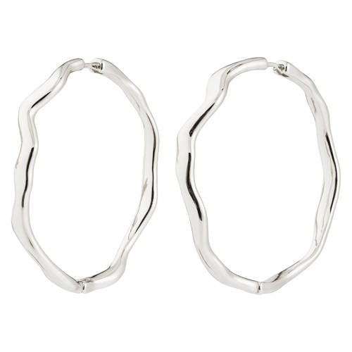 PILGRIM silver plated oorbellen Larkin afbeelding