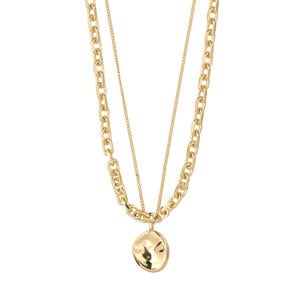 gold plated ketting Sparkle (set van 2)