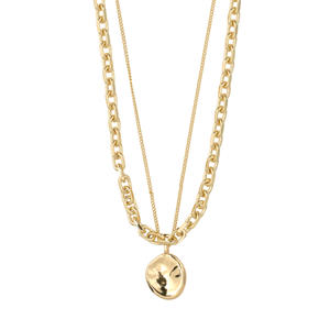 gold plated ketting Sparkle (set van 2)