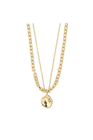 gold plated ketting Sparkle (set van 2)