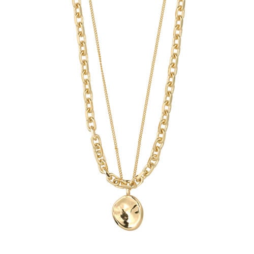PILGRIM gold plated ketting Sparkle - set van 2 afbeelding