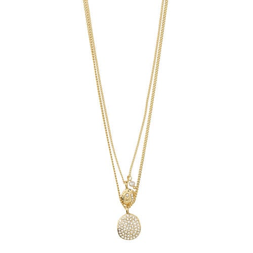 PILGRIM gold plated ketting Shift - set van 2 afbeelding