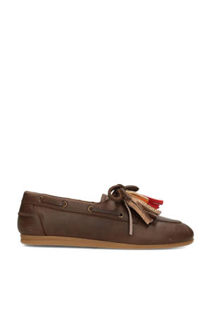 Vita leren bootschoenen bruin