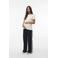 MAMALICIOUS regular high waist zwangerschaps casual broek zwart