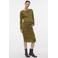 MAMALICIOUS zwangerschaps midi rok gebreid groen