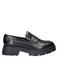 Regarde le ciel Leticia chunky leren loafers met strass zwart