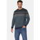 Babista gestreepte trui +FIT Collectie Plus Size - donkerblauw
