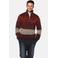 Babista gestreepte trui +FIT Collectie Plus Size - donkerrood