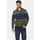 Babista regular fit gestreepte trui +FIT Collectie Plus Size - donkerblauw