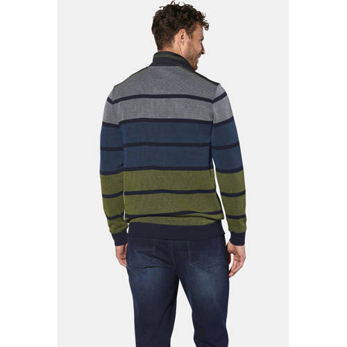 Babista gestreepte sweater HAMAR donkerblauw afbeelding