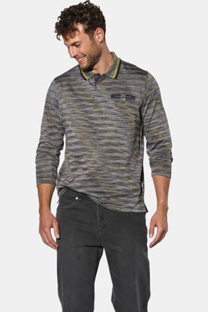 polo +FIT Collectie Plus Size met print - olijfgroen