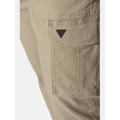 Jan Vanderstorm loose cargo broek GUNNMARK Plus Size beige afbeelding