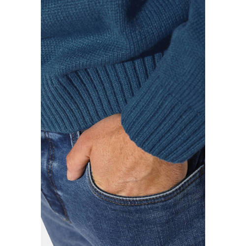 Babista trui met wol gebreid blauw afbeelding