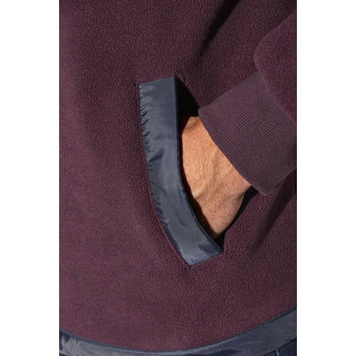 Babista fleece fleecetrui ISMAEL donkerrood afbeelding