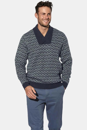 Plus Size trui - donkerblauw