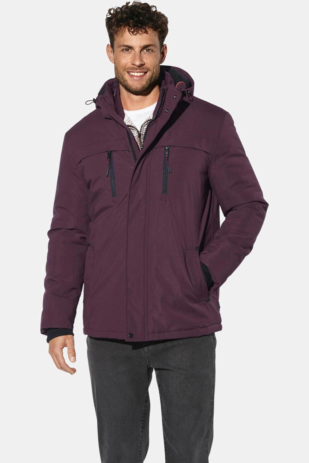 Babista winterjas Plus Size - paars