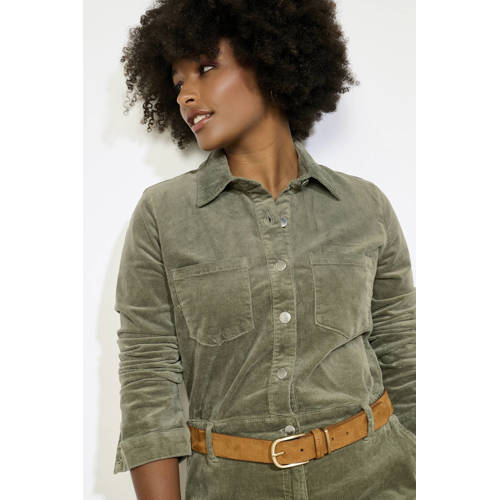 LOLALIZA jumpsuit kaki afbeelding