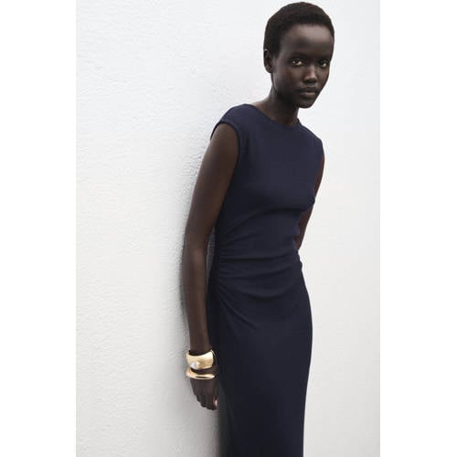 Mango maxi jurk marine afbeelding