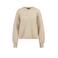 Claudia Sträter trui met wol gebreid beige