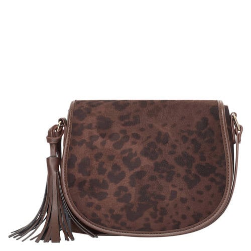 Bulaggi crossbody tas Leopard donkerbruin afbeelding
